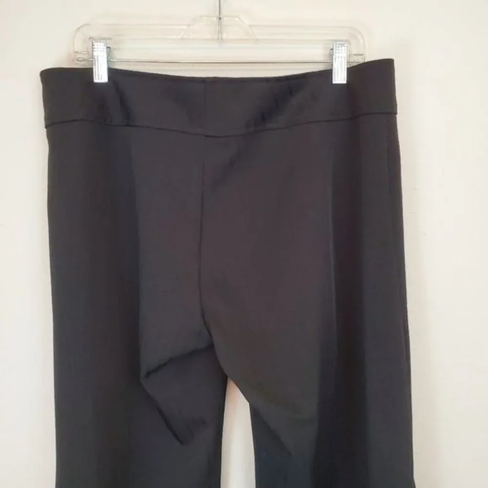 Vintage Cleveland Street wide leg capri culottes with cheetah print panel
